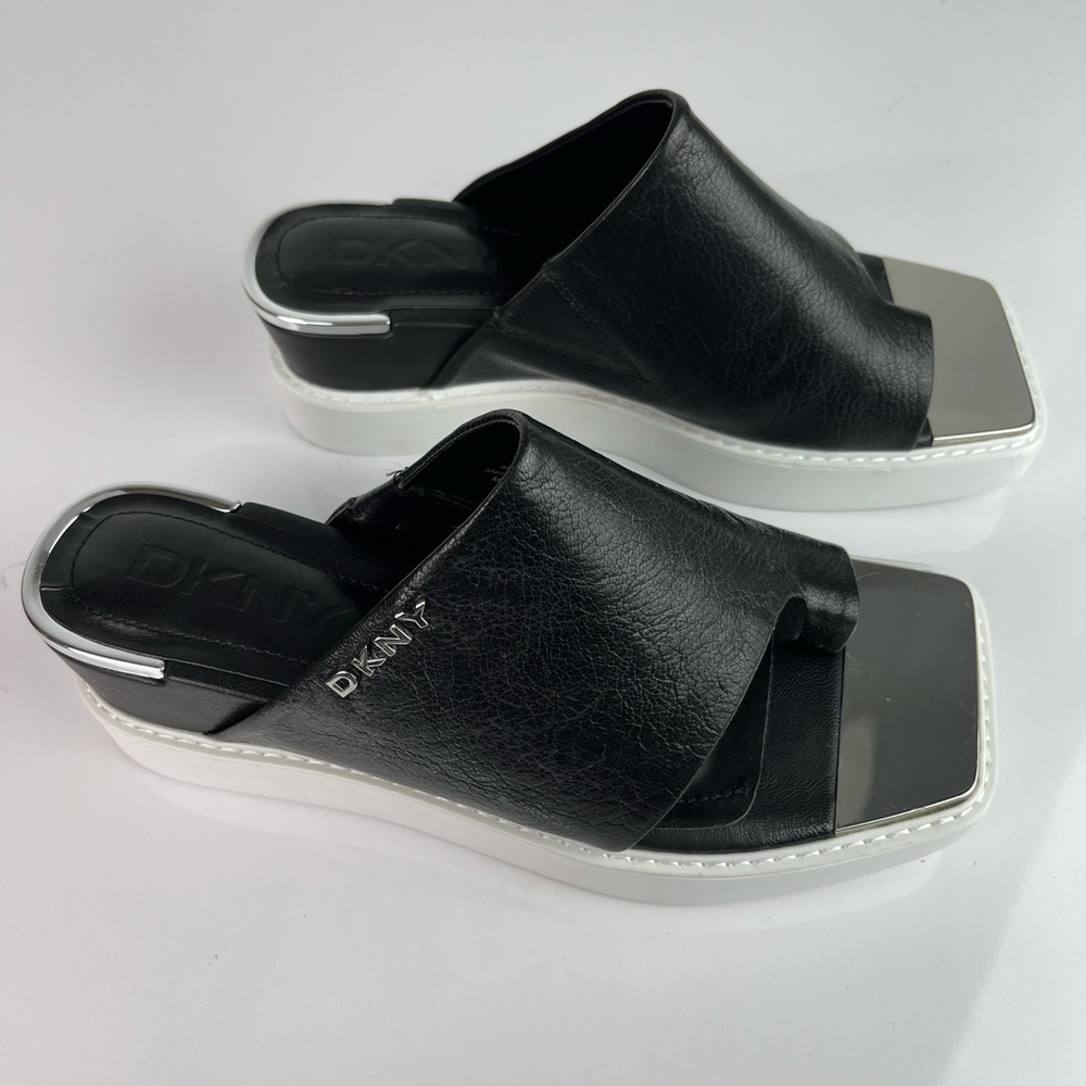 Dkny Platform Sandals 10M (50) - Picture 5 of 8